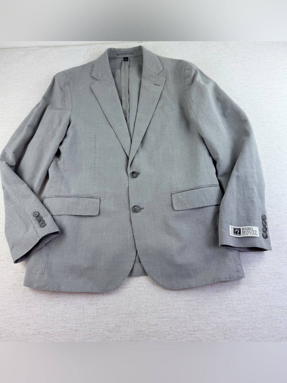 J Crew Ludlow Slim-fit unstructured suit jacket 36S in Irish cotton-linen blend